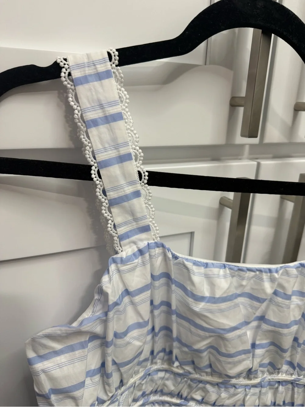 Altar’d State striped blue and white maxi - size M - Picture 3 of 4